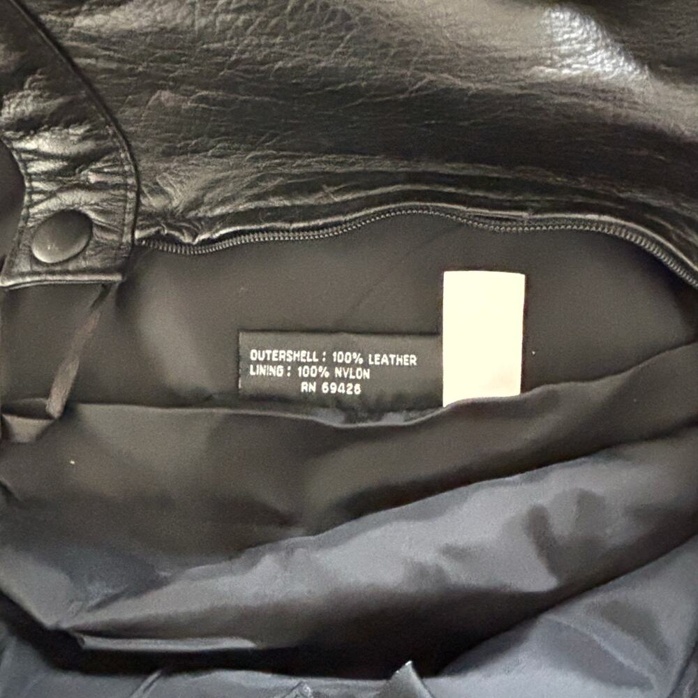 Maxima Wilson’s Leather Skirt Vintage 90s Women’s Size 8 Preloved - Picture 4 of 5